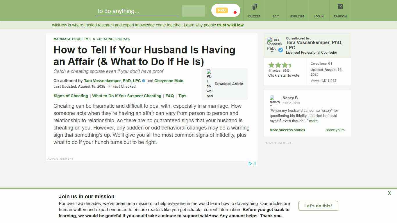 How to Find Out if Your Husband Is Cheating: 12 Common Signs