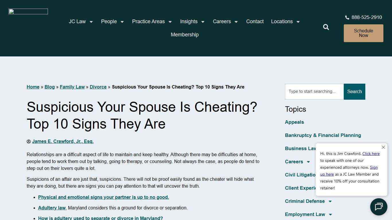 Suspicious Your Spouse Is Cheating? Top 10 Signs They Are JC Law